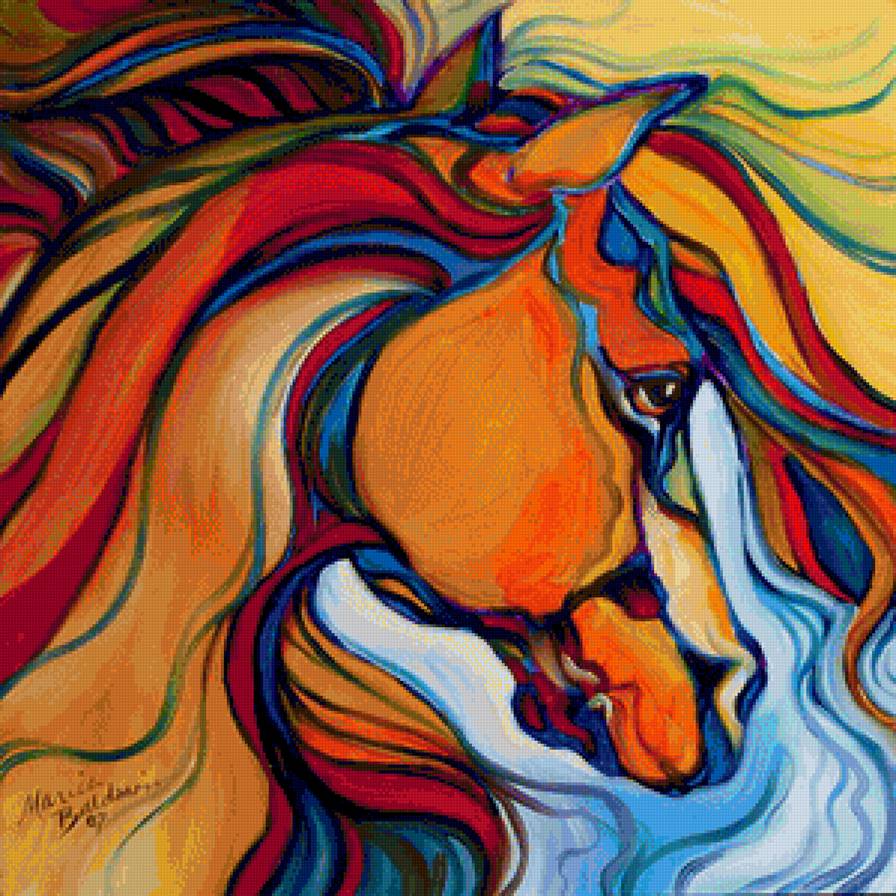 лошадь - marcia baldwin, лошадь - предпросмотр