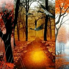 Схема вышивки «осень»