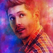 Схема вышивки «Дин Винчестер»