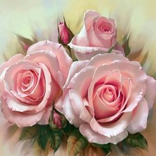 Схема вышивки «Прекрасные розы»