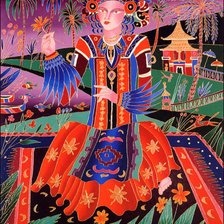 Схема вышивки «Балийская принцесса»