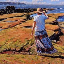 Схема вышивки «Скалистый брег»