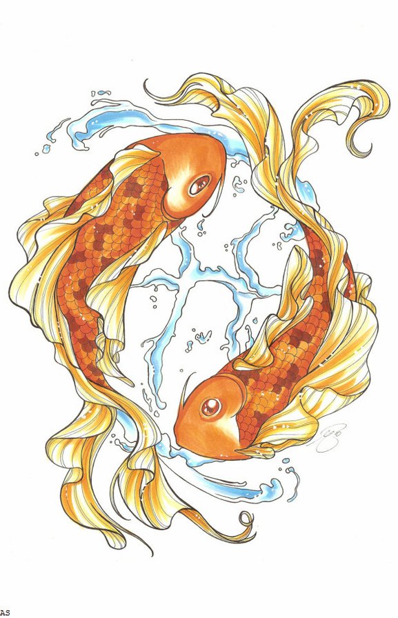 золотые рыбки - оригинал