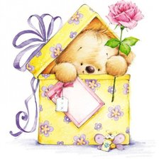 Схема вышивки «Мишка»