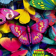 Схема вышивки «бабочки»