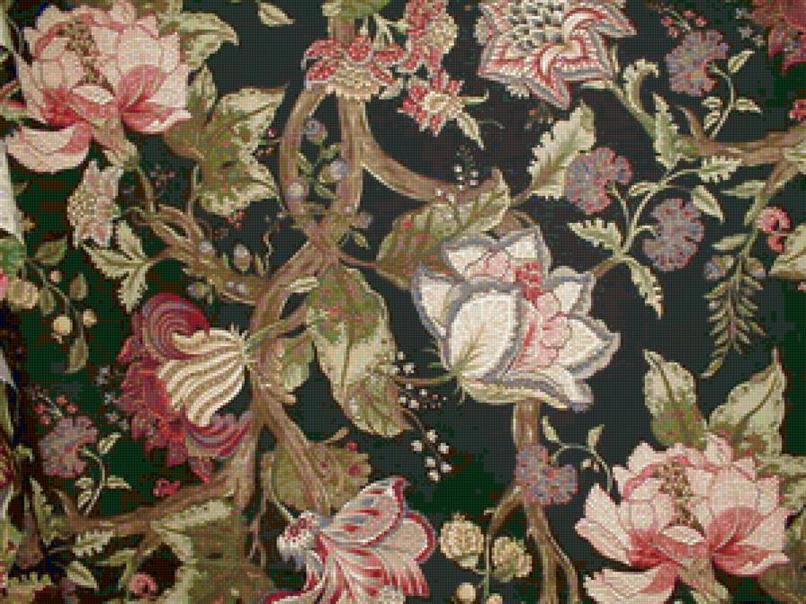 цветы - подушка, цветы - предпросмотр