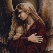 Схема вышивки «Ангел»