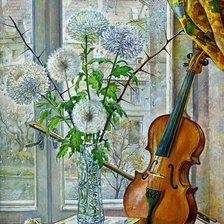 Схема вышивки «Дождливое утро»