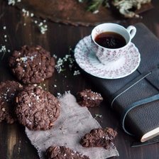 Схема вышивки «утренний кофе»