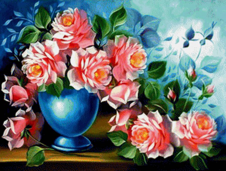 Розы - цветы, цветок, букет, роза - предпросмотр