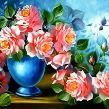 Схема вышивки «Розы»