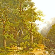 Схема вышивки «Пейзаж»