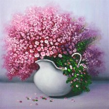 Схема вышивки «Букет в кувшине»