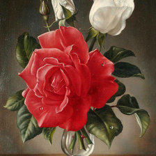 Схема вышивки «Розы»