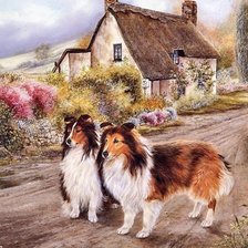 Схема вышивки «друзья»