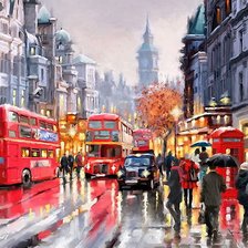 Схема вышивки «Лондон»