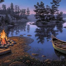 Схема вышивки «прекрасная ночь»