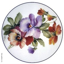 Схема вышивки «виола»