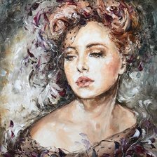 Схема вышивки «"женский образ"»