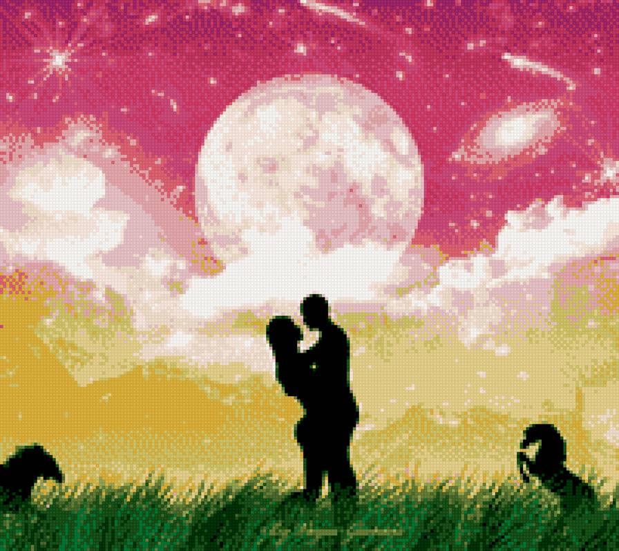 Любовь под звездами - звезды, любовь, люди - предпросмотр