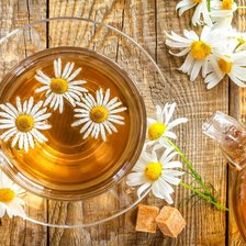 Чай с ромашкой