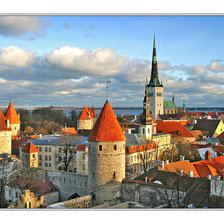 Схема вышивки «Пейзаж Эстония»