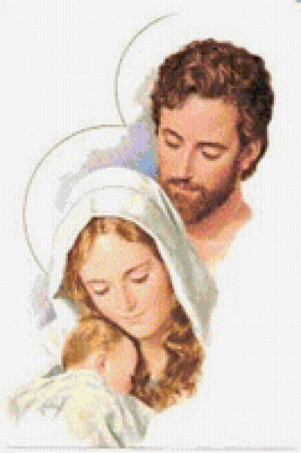 святая семья - икона - предпросмотр