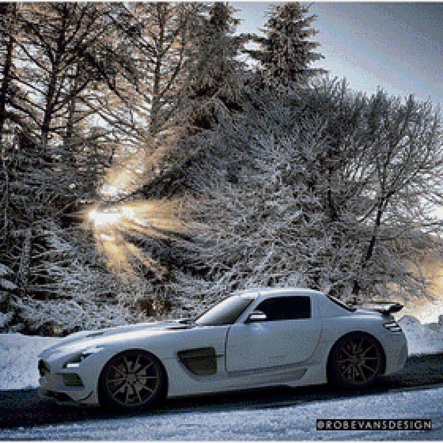 машина - авто, зима, супер - предпросмотр