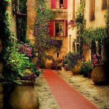 уютный дворик