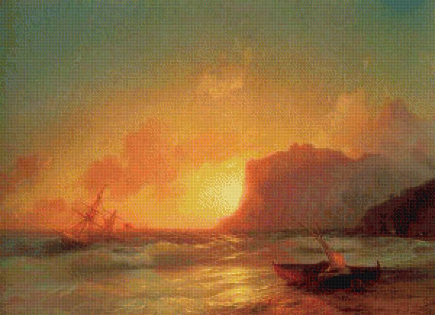 Айвазовский. Коктебель - коктебель, айвазовский, закат, море - предпросмотр