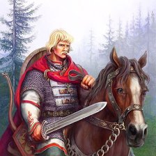 Схема вышивки «богатырь»