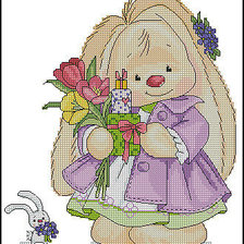 Схема вышивки «Зайка МИ»