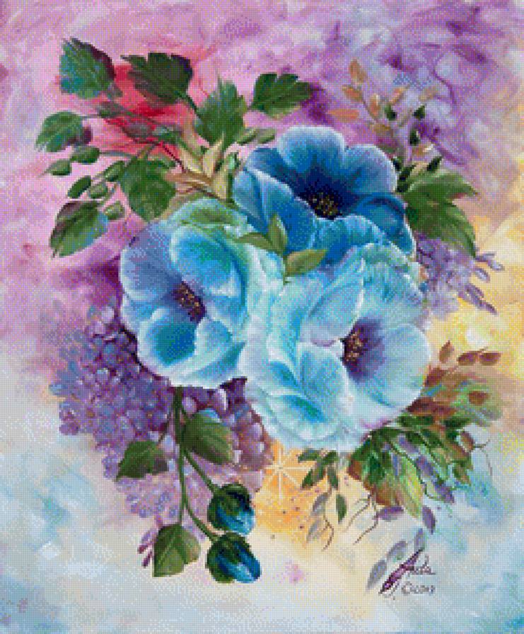 цветочная фантазия - предпросмотр