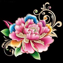 Схема вышивки «цветок»