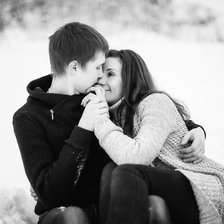 Схема вышивки «влюбленные»