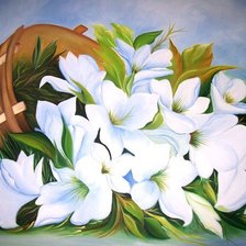 Схема вышивки «мои лилии»