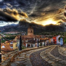 Схема вышивки «Небо становится ближе»