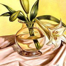 Схема вышивки «Худ. Rodolfo Insaurralde. Лилия.»