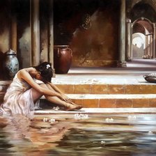 Схема вышивки «Печаль»