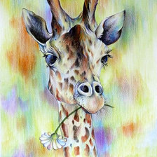 Схема вышивки «Жирафик»