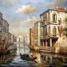 Схема вышивки «Бруно. Венеция.»