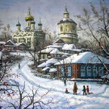 деревенский пейзаж