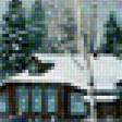 Предпросмотр схемы вышивки «деревенский пейзаж» (№1161864)