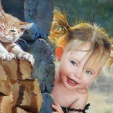 Схема вышивки «Жмурки»