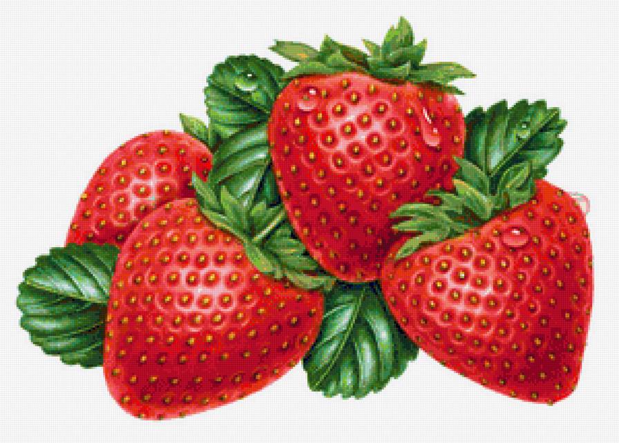 Аппетитная клубничка - лето, клубника, панно, ягоды, для кухни, натюрморт, природа - предпросмотр