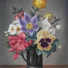 Схема вышивки «букет цветов»