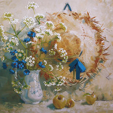 Схема вышивки «Соломенное утро»