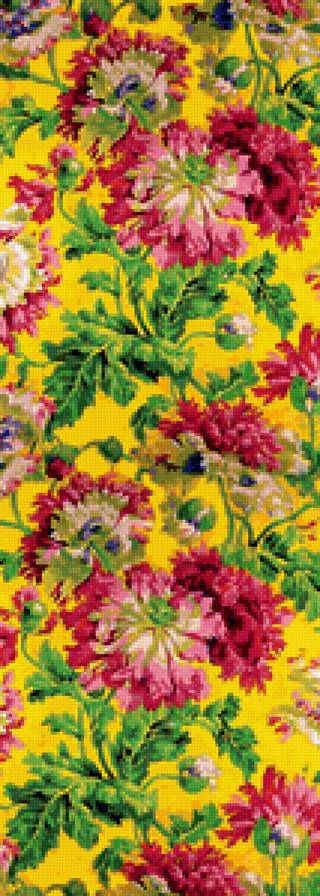 дорожка - подушка, цветы - предпросмотр