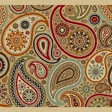 Схема вышивки «пейсли»