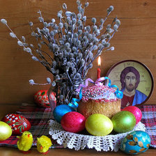 Схема вышивки «пасхальный натюрморт»